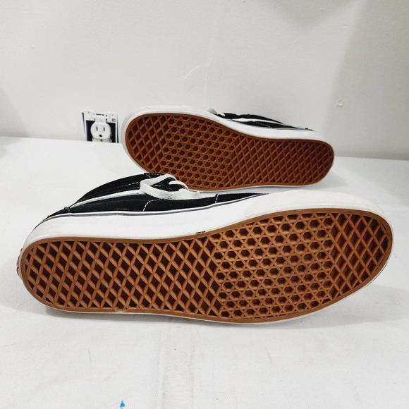 VANS Old Skool SK8 Hi High Top Sneakers 500714 Black White Men's Size 12 Shoes - Picture 8 of 12